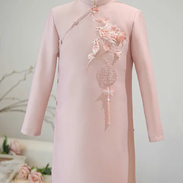 ÁO DÀI CƯỚI CẶP ĐÔI THÊU UYÊN ƯƠNG