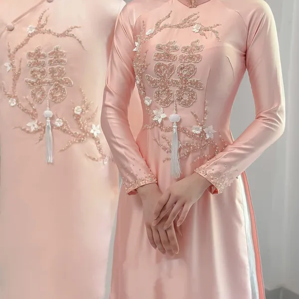 ÁO DÀI CƯỚI CẶP ĐÔI ẤN TƯỢNG