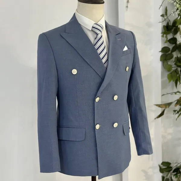 BỘ ÁO VEST 4 NÚT CHO CHÚ RỂ PHONG CÁCH THANH LỊCH