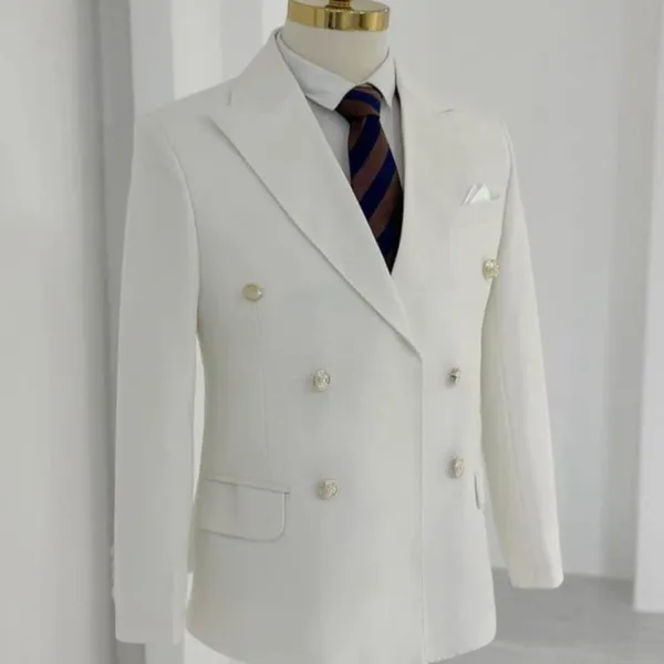 BỘ ÁO VEST 4 NÚT CHO CHÚ RỂ PHONG CÁCH THANH LỊCH