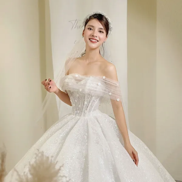 VÁY CƯỚI LÀM LỄ LỘNG LẪY SANG TRỌNG