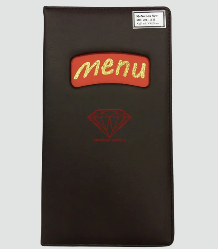 Menu Bìa Da 026