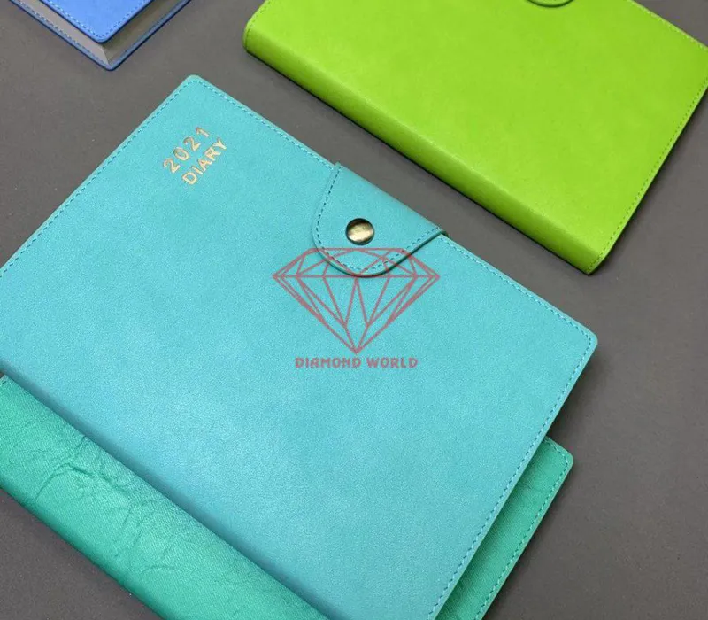 Sổ Bìa Da Gáy Còng Có Quai Bấm - 021