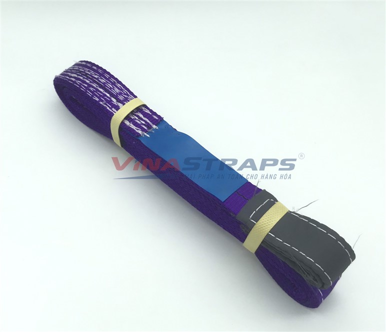 Cáp vải 25mm màu tím Cáp vải 25mm màu tím