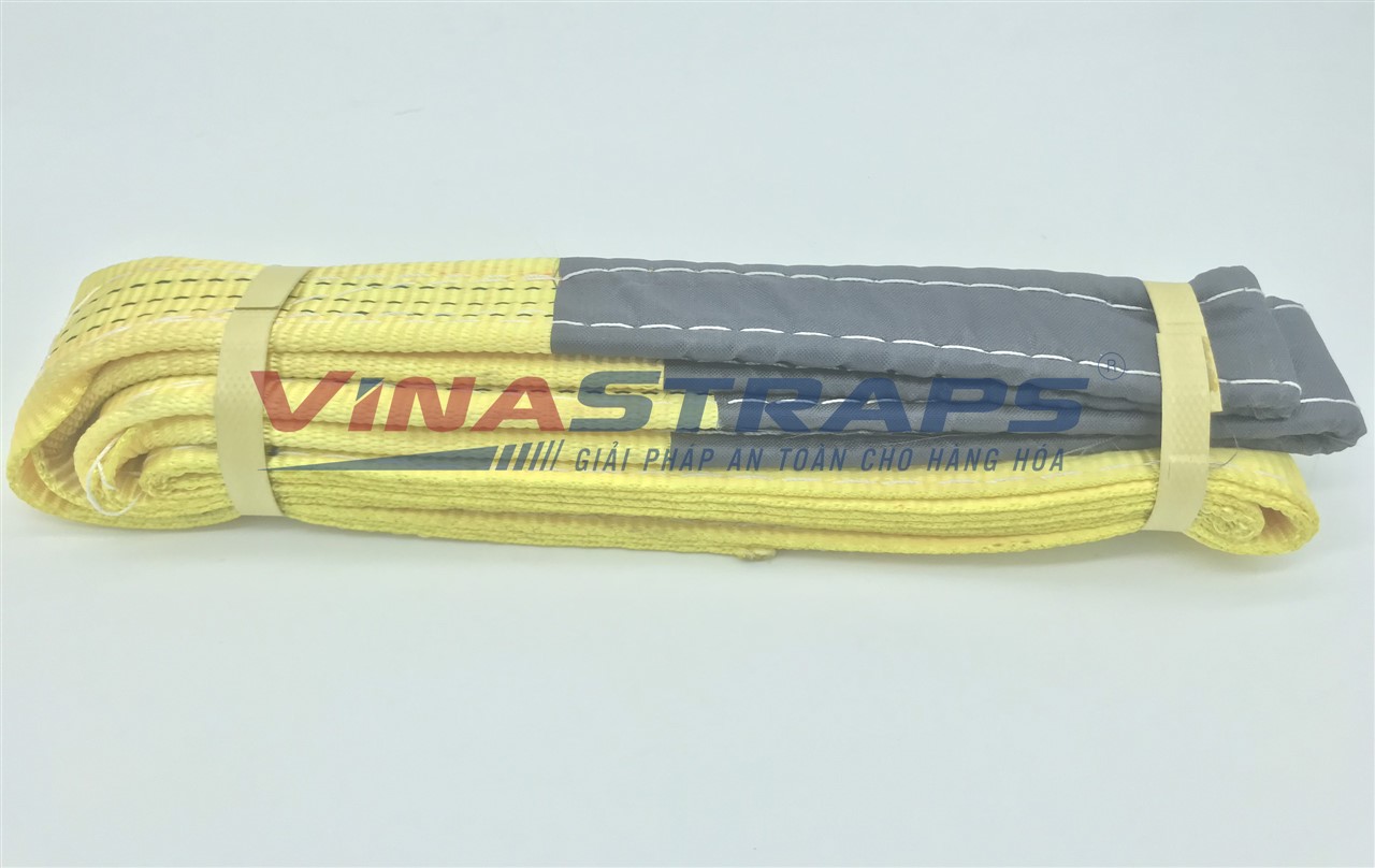 Cáp vải 75mm màu vàng Cáp vải 75mm màu vàng