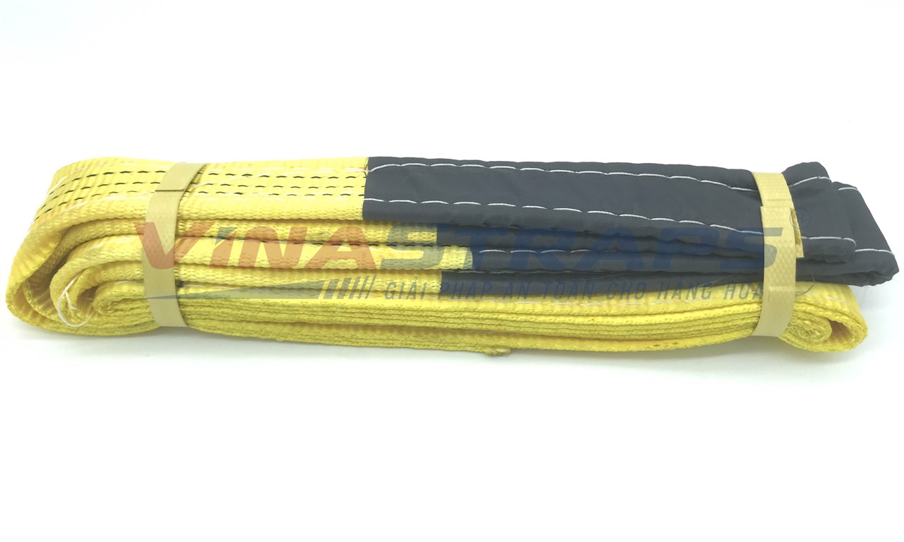 Cáp vải 75mm màu vàng Cáp vải 75mm màu vàng