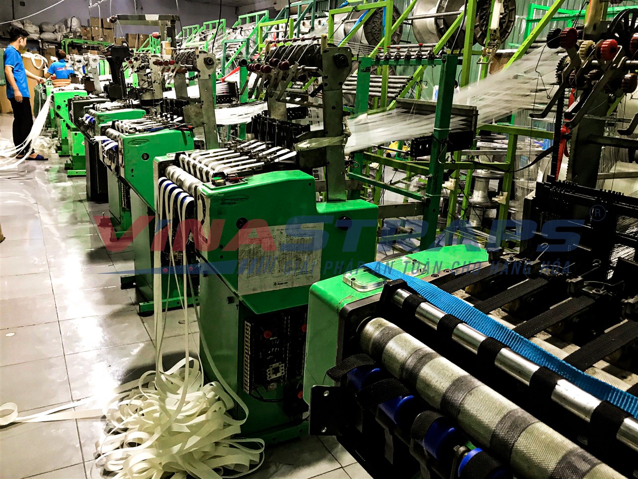 Sản xuất dây đại dệt Sản xuất dây đại dệt