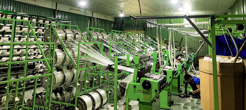 Sản xuất dây đai polyester Sản xuất dây đai polyester