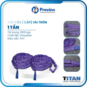 Dây Cáp Cẩu Tròn 1T TITAN