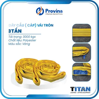 Dây Cáp Cẩu Tròn 3T TITAN