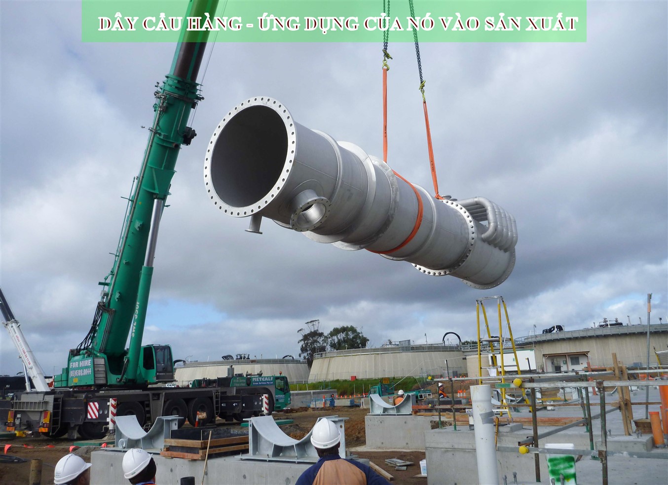 Ứng dụng của dây cẩu hàng Ứng dụng của dây cẩu hàng