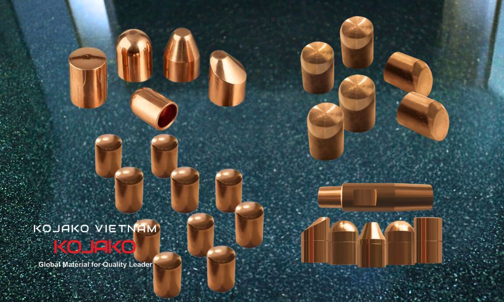 Điện Cực Hàn Bấm Beryllium C17510 RWMA Class 3 Điện Cực Hàn Bấm Beryllium C17510 RWMA Class 3