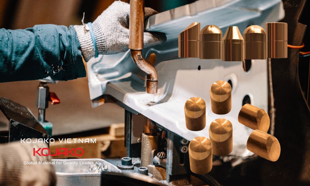 Đầu hàn bấm đồng beryllium Đầu hàn bấm đồng beryllium