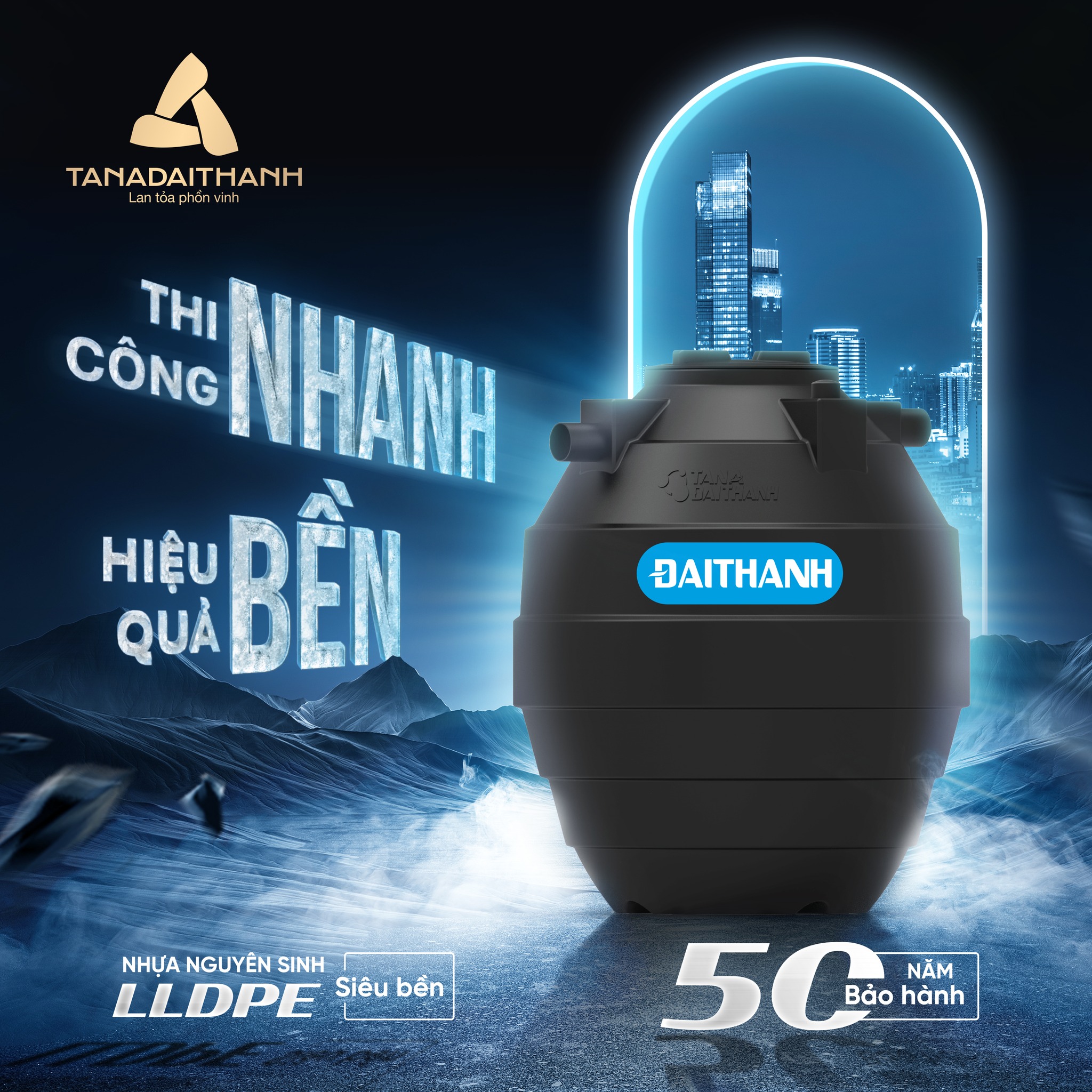 Bể phốt nhựa Đại Thành Bể phốt nhựa Đại Thành