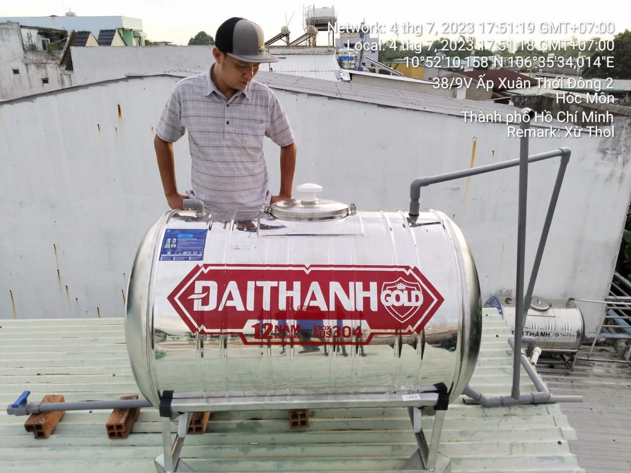 bồn inox đại thành 500l bồn inox đại thành 500l