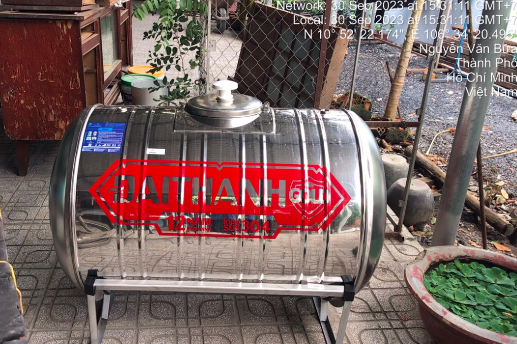 bồn nước inox 500L nằm bồn nước inox 500L nằm