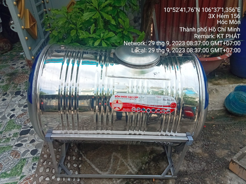 bồn nước inox 500L nằm bồn nước inox 500L nằm