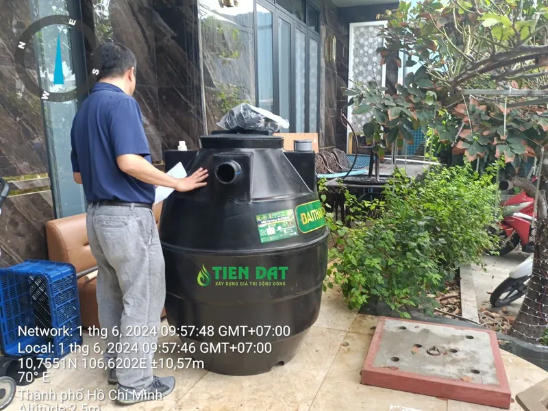 Thi công nhanh, sử dụng bền bể phốt nhựa Đại Thành là lựa chọn tối ưu tại Long Phước