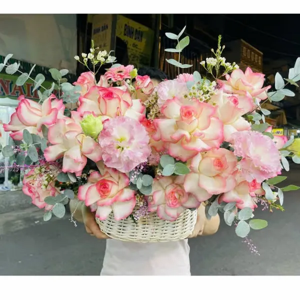 Giỏ hoa ngọt ngào HSG405