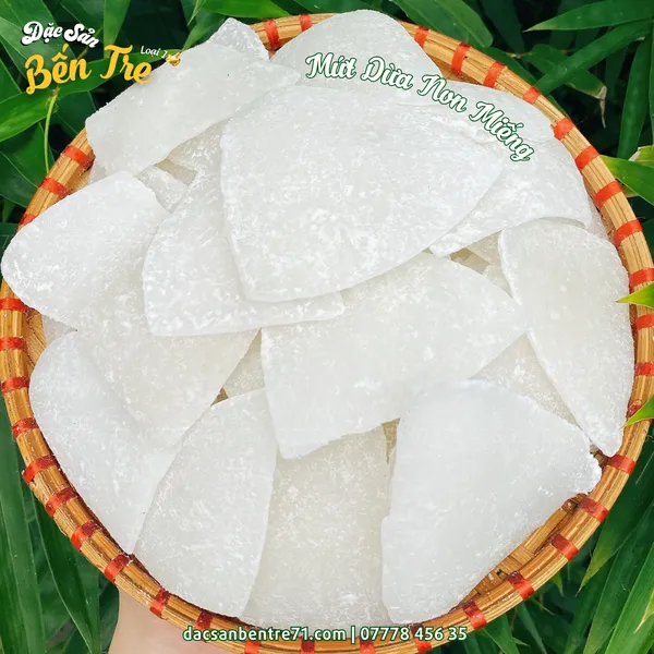 Mứt Dừa Non - Dạng Miếng | Đặc Sản Bến Tre 71