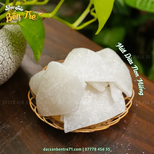 Mứt Dừa Non - Dạng Miếng | Đặc Sản Bến Tre 71