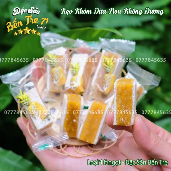 KẸO KHÓM DỪA NON KHÔNG ĐƯỜNG - ĐẶC SẢN BẾN TRE 71