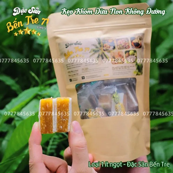 KẸO KHÓM DỪA NON KHÔNG ĐƯỜNG - ĐẶC SẢN BẾN TRE 71