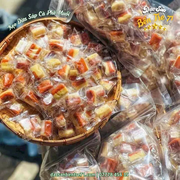 Kẹo Dừa Sáp Cà Phê Muối | Đặc Sản Bến Tre 71