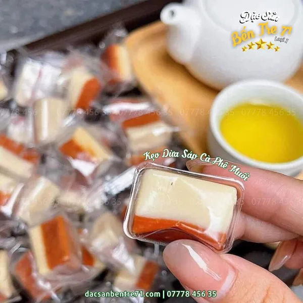 Kẹo Dừa Sáp Cà Phê Muối | Đặc Sản Bến Tre 71