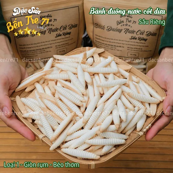 [LOẠI 1] BÁNH ĐUÔNG NƯỚC CỐT DỪA SẦU RIÊNG – THƠM BÉO GIÒN RỤM