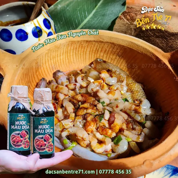 Nước màu dừa nguyên chất | Đặc Sản Bến Tre 71