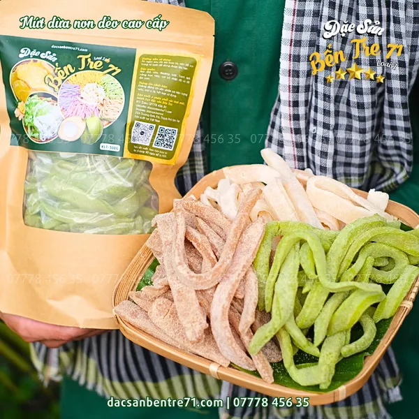 Mứt Dừa Non Dẻo Cao Cấp | Đặc Sản Bến Tre 71