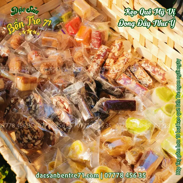 [HỘP 1KG LỘN XỘN] KẸO QUÊ MỸ VỊ – ĐONG ĐẦY NHƯ Ý | HƠN 10 LOẠI KẸO NGON TỪ ĐẶC SẢN BẾN TRE 71