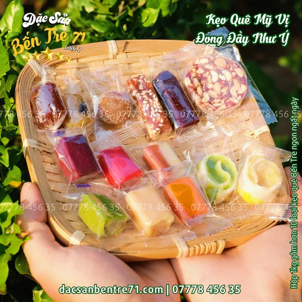 [HỘP 1KG LỘN XỘN] KẸO QUÊ MỸ VỊ – ĐONG ĐẦY NHƯ Ý | HƠN 10 LOẠI KẸO NGON TỪ ĐẶC SẢN BẾN TRE 71