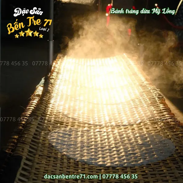 Bánh Tráng Dừa Mỹ Lồng Loại Đặc Biệt - Đặc Sản Bến Tre 71