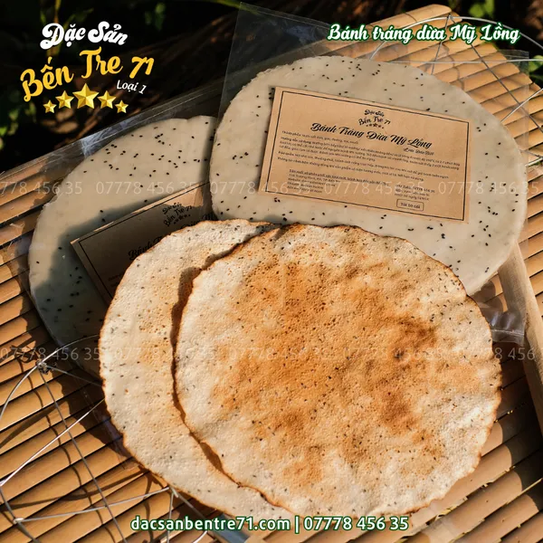 Bánh Tráng Dừa Mỹ Lồng Loại Đặc Biệt - Đặc Sản Bến Tre 71