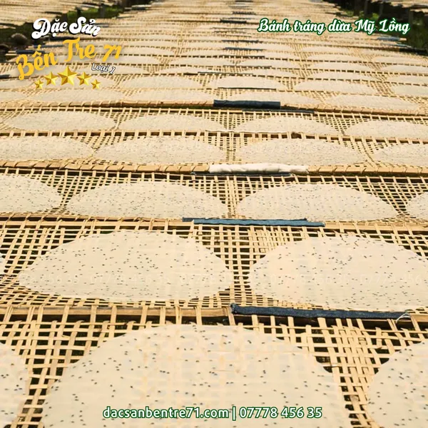 Bánh Tráng Dừa Mỹ Lồng Loại Đặc Biệt - Đặc Sản Bến Tre 71