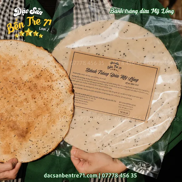Bánh Tráng Dừa Mỹ Lồng Loại Đặc Biệt - Đặc Sản Bến Tre 71