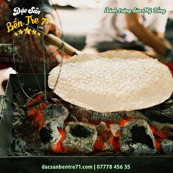 Bánh Tráng Dừa Mỹ Lồng Loại Đặc Biệt - Đặc Sản Bến Tre 71