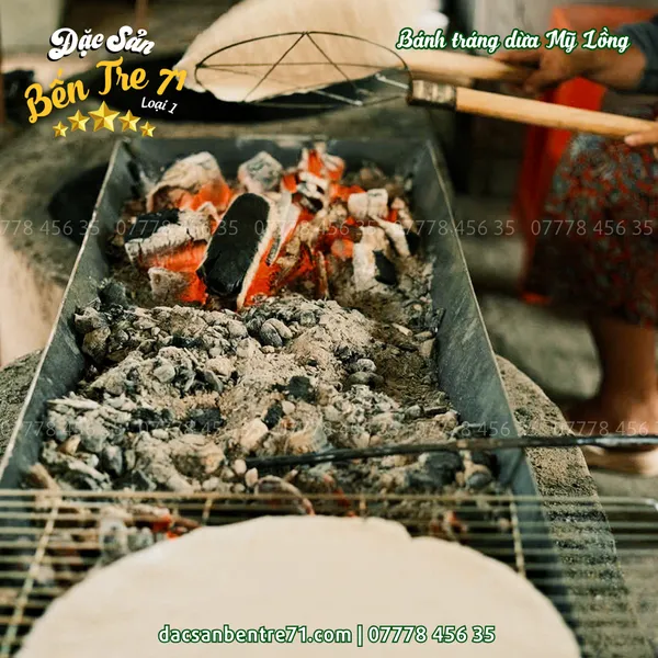 Bánh Tráng Dừa Mỹ Lồng Loại Đặc Biệt - Đặc Sản Bến Tre 71