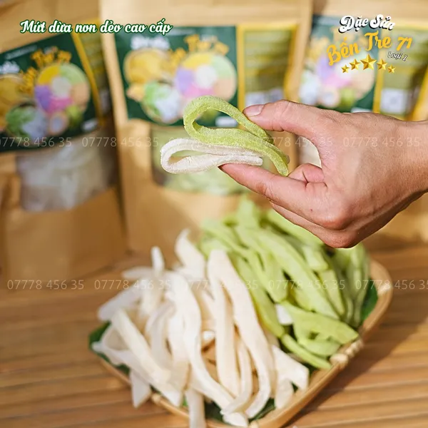 Mứt Dừa Non Dẻo Cao Cấp | Đặc Sản Bến Tre 71