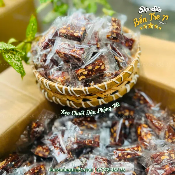 Kẹo Chuối Đậu Phộng Mè | Đặc Sản Bến Tre 71