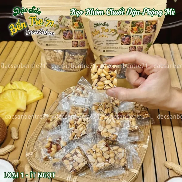 [LOẠI 1] Kẹo Khóm Chuối Đậu Phộng Mè – Chua Ngọt, Thơm Ngon | ĐẶC SẢN BẾN TRE 71 COCOSHINE