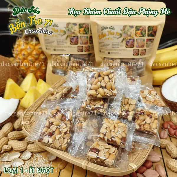 [LOẠI 1] Kẹo Khóm Chuối Đậu Phộng Mè – Chua Ngọt, Thơm Ngon | ĐẶC SẢN BẾN TRE 71 COCOSHINE