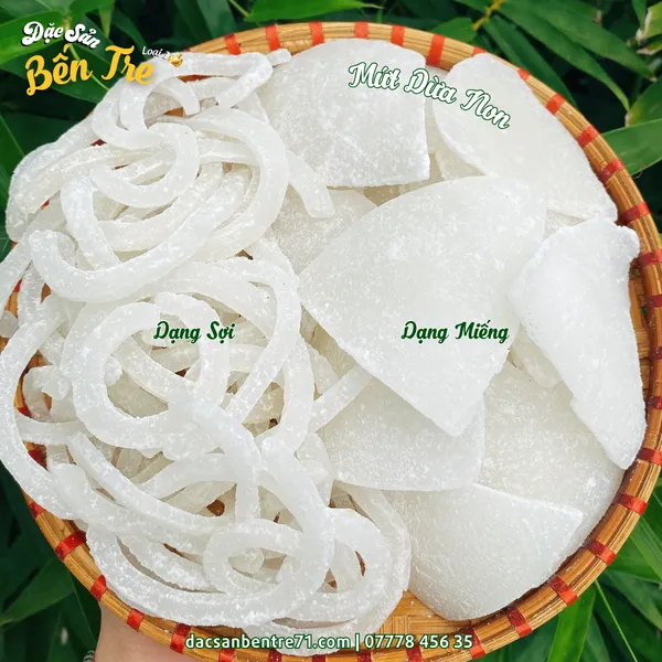 Mứt Dừa Non - Dạng Miếng | Đặc Sản Bến Tre 71