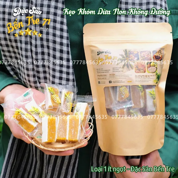 KẸO KHÓM DỪA NON KHÔNG ĐƯỜNG - ĐẶC SẢN BẾN TRE 71