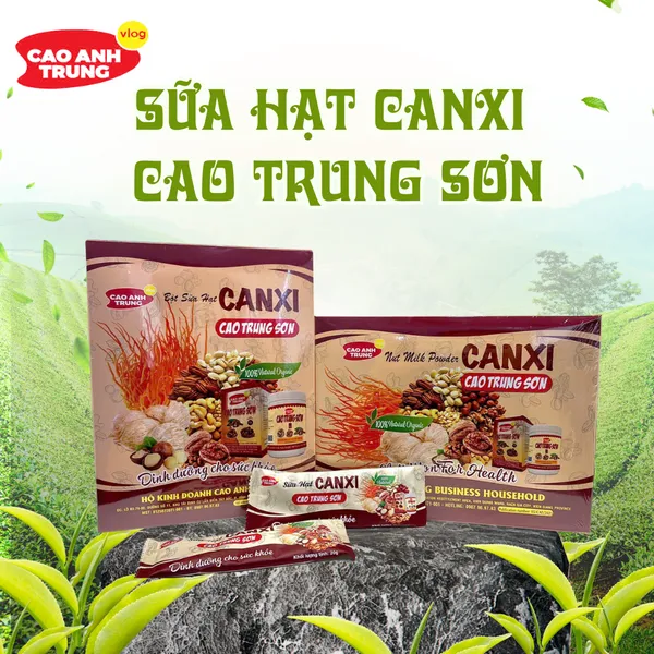 SỮA HẠT CANXI CAO TRUNG SƠN 20 GÓI