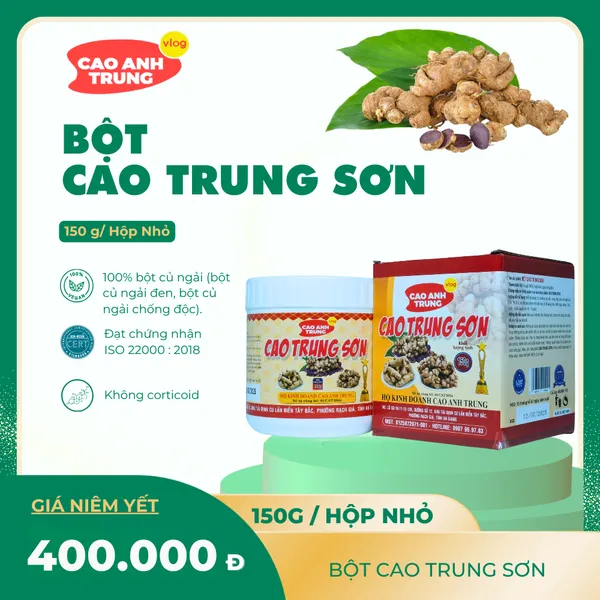 BỘT CAO TRUNG SƠN Nhỏ 150g