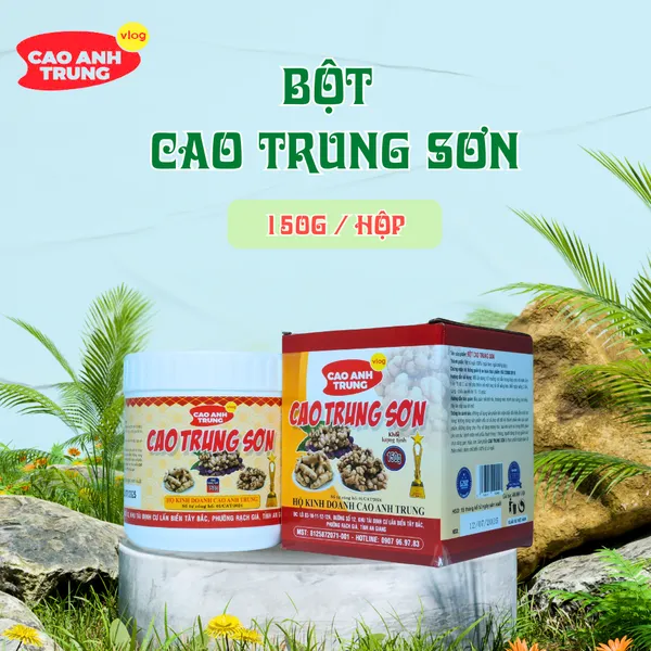 BỘT CAO TRUNG SƠN Nhỏ 150g