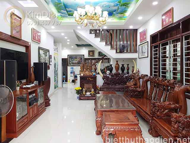 ban biet thu 220m2 khu cao cap gan cong vien song